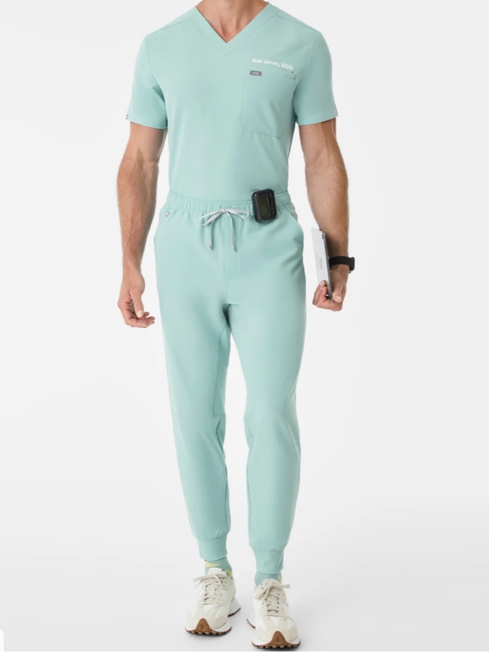 Figs Men Tansen Jogger Scrub Pant in Seaglass Limited Edition Color 3XL Reg